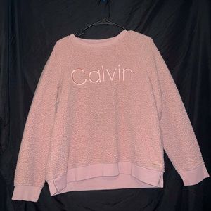 Women’s M Calvin Klein sherpa sweater